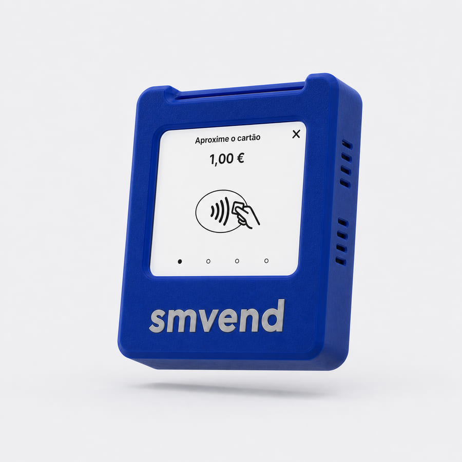 SumUp Solo im SmVend-Gehäuse, Blau